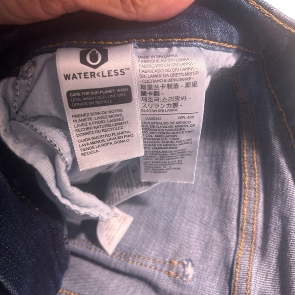 Levi’s 724 High Waist Straight Cropped Jeans Sz 27 - Picture 9 of 13